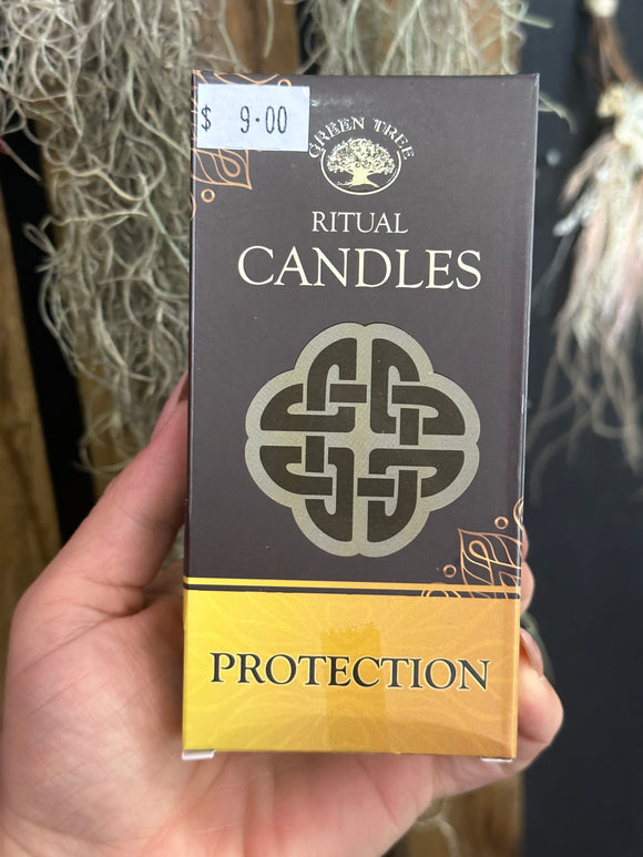 Black Protection Ritual Candles
