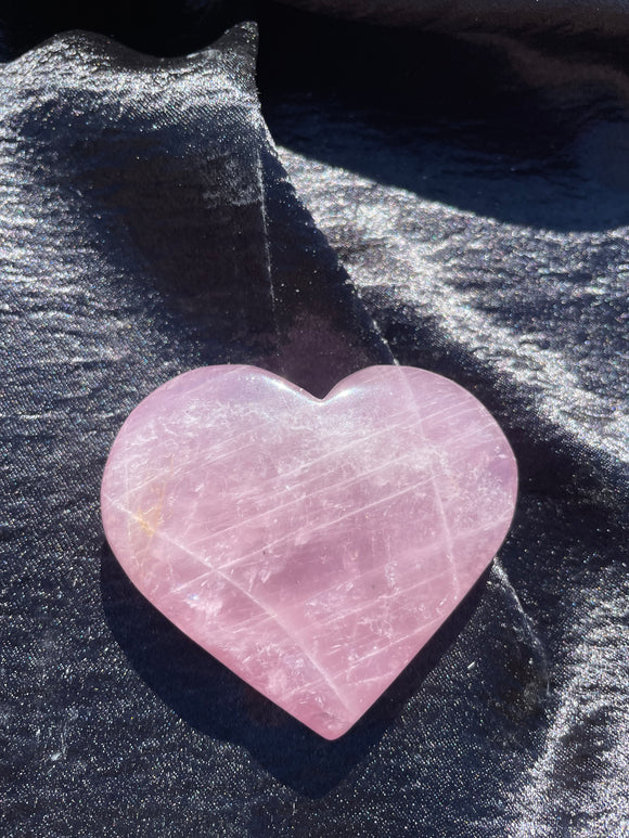 Lavender Rose Quartz Heart