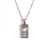 The Lovers Silver Vintage Tarot Necklace