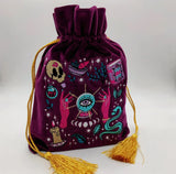 Witchy Velvet Tarot Deck Bag