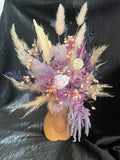 Small Purple Goddess Dried Flower Arrangement