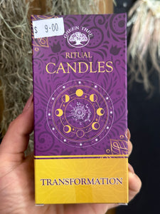 Purple Transformation Ritual Candles