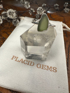 Sea Glass Ring Size 8 - Placid Gems